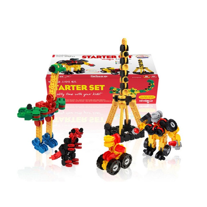 아이링고 3D 관절 블록 스타터 세트 212p, 혼합색상, 1개