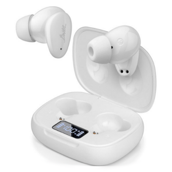 브리츠 노이즈 캔슬링 블루투스 이어폰 BZ-T20ANC, XC401012(Earphones), 602035(Battery Case), white