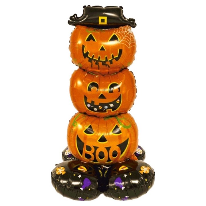 살림온 해피 펌킨 삼형제 할로윈 데코 풍선