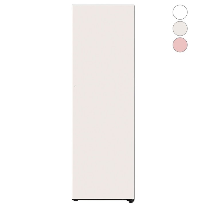 [색상선택형] LG전자 컨버터블 패키지 오브제컬렉션 냉장전용고 오토도어 글라스 324L X322AA3 3