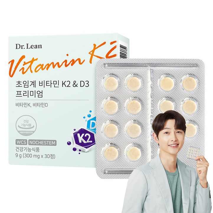 닥터린 초임계 비타민K2  D3 프리미엄, 30정, 1개