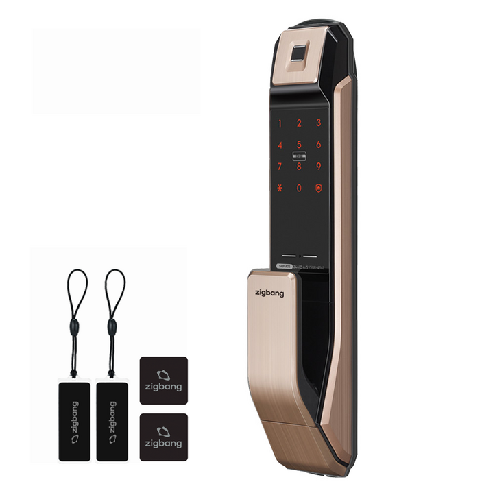 직접설치 직방 삼성 지문인식 푸시풀 현관문 디지털 번호키 도어락 교체설치 SHPP71  고리형 2개  부착형 2장