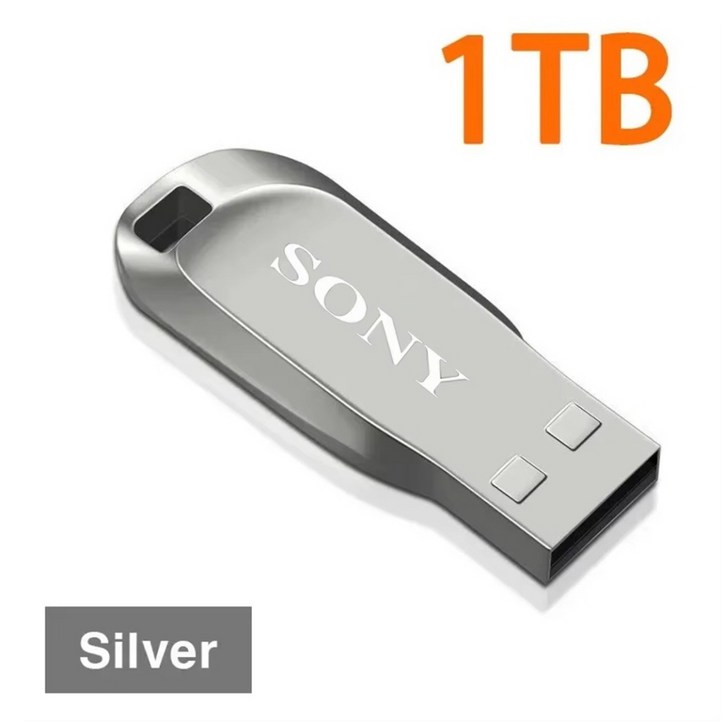 SONY USB 메모리 스틱 고속 전송 금속 SSD 휴대용 2TB 1TB, SONY USB, 1TB