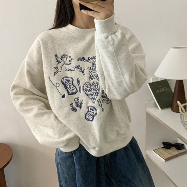 메이킹유 WA217크로스맨투맨