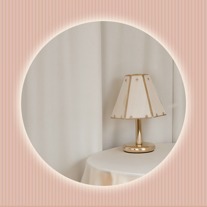 LED 간접조명 벽걸이 거울 욕실 화장실 화장대 인테리어 끌레르 써클, 혼합색상 LED 간접조명 벽걸이 거울 욕실 화장실 화장대 인테리어 끌레르 써클, 혼합색상