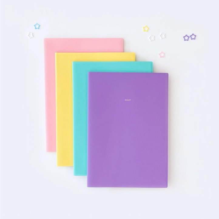 하비스페이스 먼슬리 A4 2024년 비비드 다이어리, 베이비핑크