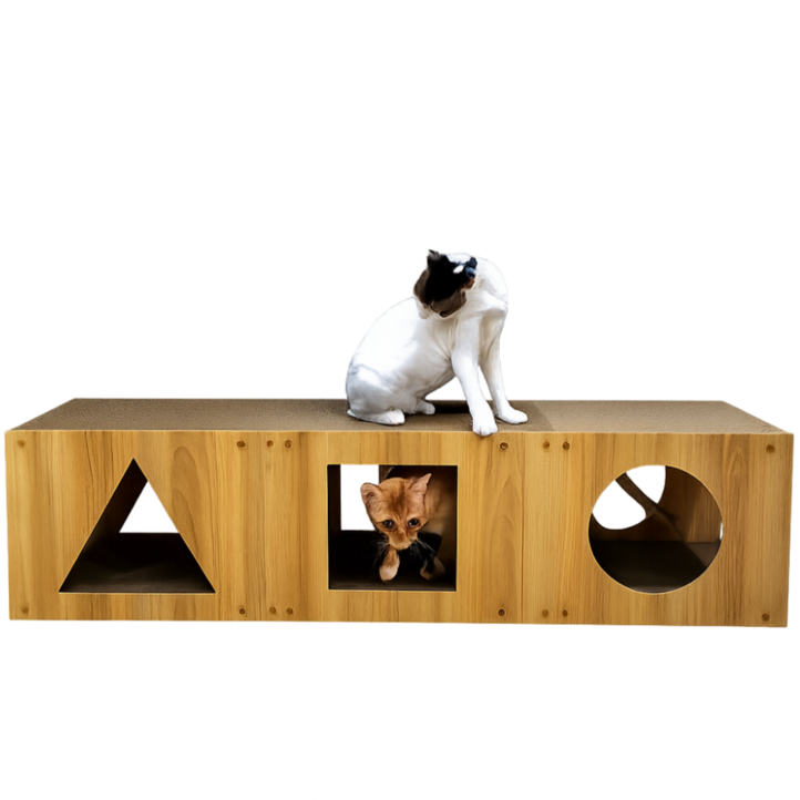 마아,고양이 스크래쳐 대형 터널 스크래쳐 숨숨집 125cm, 1개, 본품