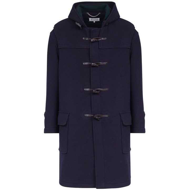 메종 마르지엘라 후드 울 코트