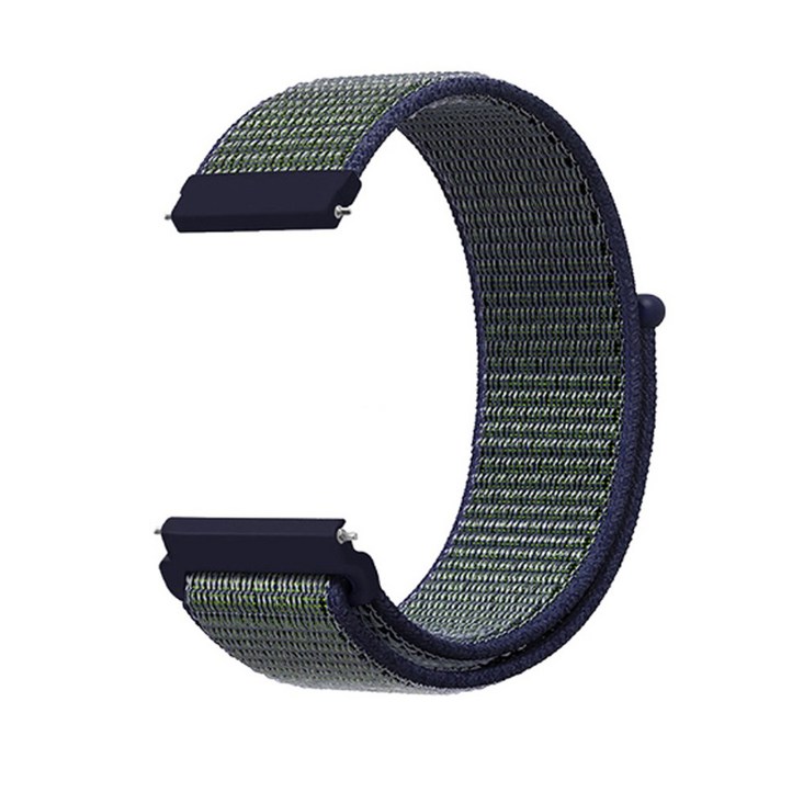 바오토드 갤럭시워치3 호환 벨크로 파스텔 포인트 찍찍이 스포츠 시계줄 스트랩 밴드 줄 41MM 45MM, 다크그린