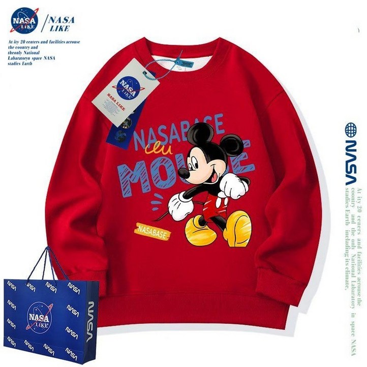 디즈니맨투맨 미키마우스티셔츠 커플 캐릭터 기모맨투맨 초등학생 맨투맨 빅사이즈티셔츠
