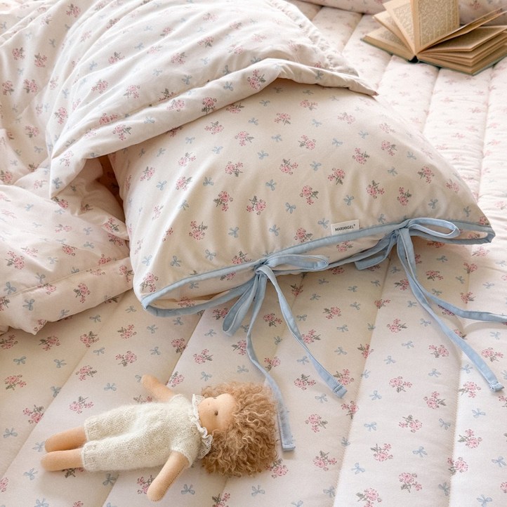 오로라 블루리본 차렵이불