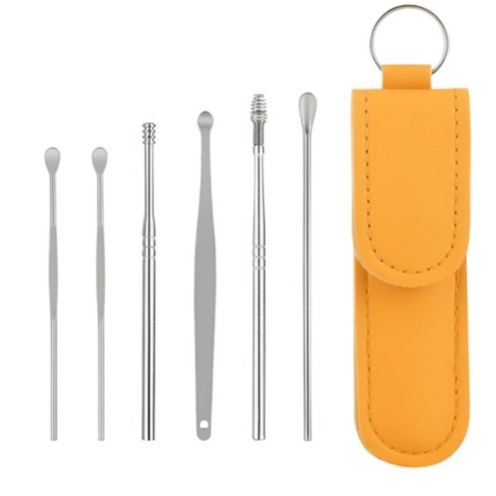 한솔템 귀이개 세트 6p 개나리