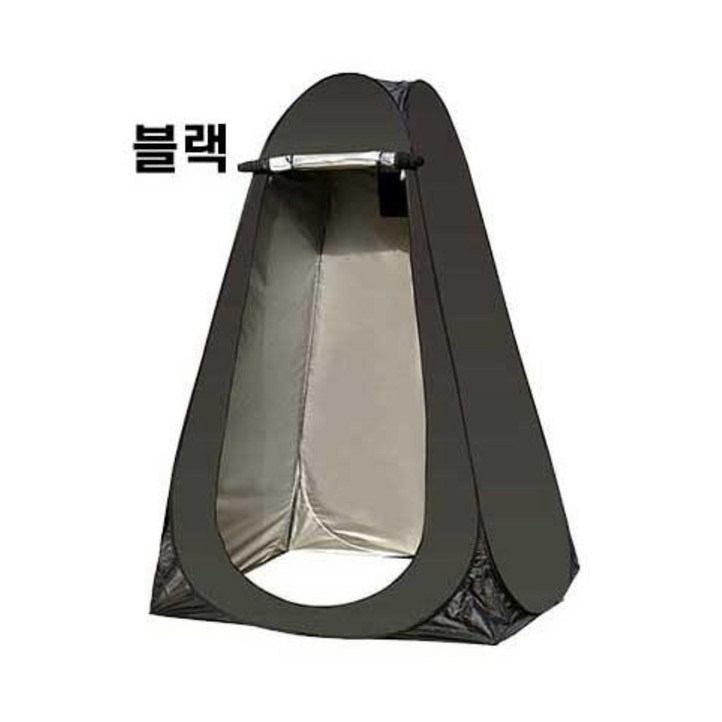휴대용 텐트 야외 접이식 드레싱 목욕 낚시텐트 모바일 화장실 샤워 탈의실, 블랙, 1개 휴대용 텐트 야외 접이식 드레싱 목욕 낚시텐트 모바일 화장실 샤워 탈의실, 블랙, 1개