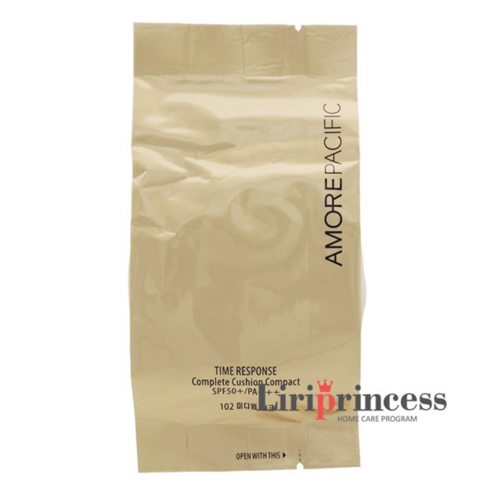 아모레퍼시픽 타임 레스폰스 컴플릿 쿠션 컴팩트 15g SPF50 리필, 21C1 로즈 핑크 리필신형, 1개