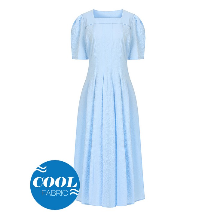 페이지플린 시어서커 핀턱 스퀘어 원피스 P4BOP015A