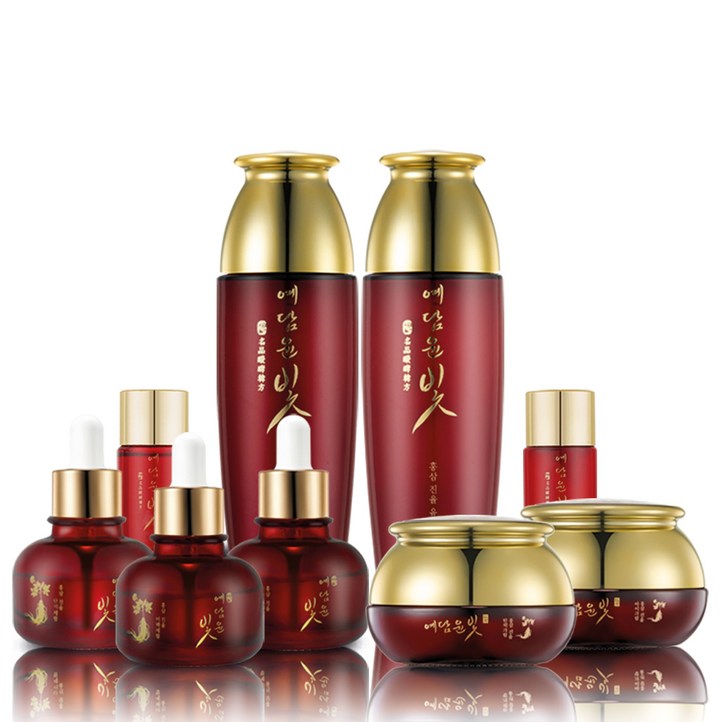 예담윤빛 홍삼 진율 여성 스킨케어 7종 세트, 1세트