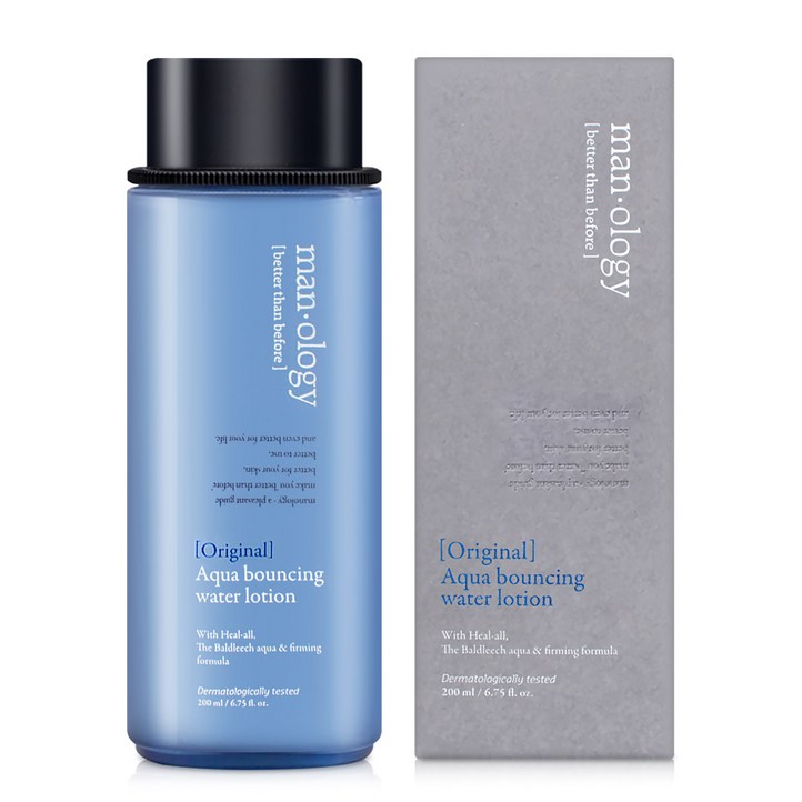 빌리프 맨올로지 아쿠아 바운싱 워터 로션 200ml 면도로션, 200ml, 1개