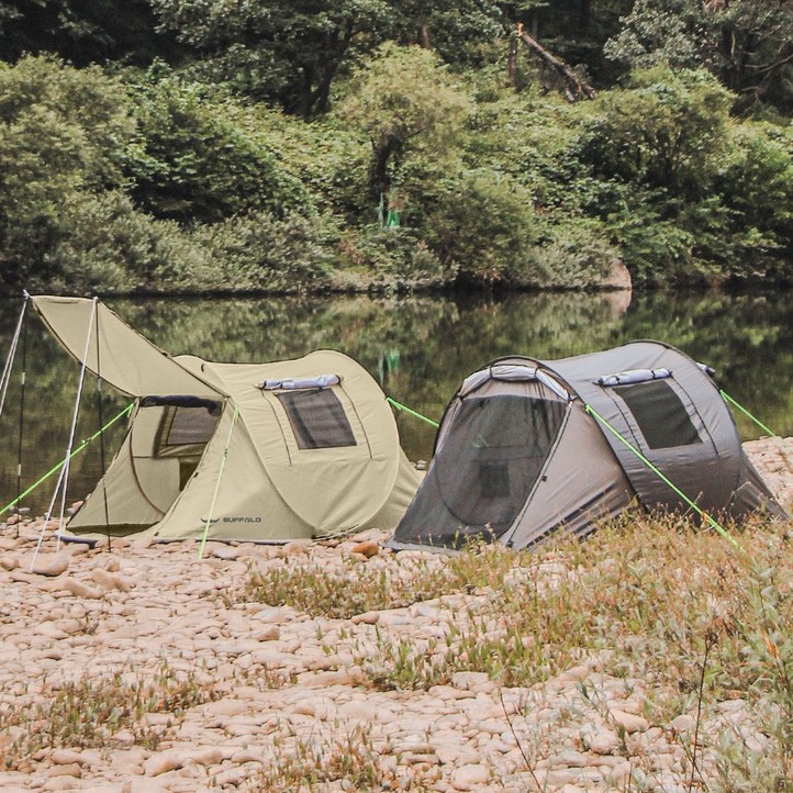 버팔로 원터치 그늘막 텐트 1초 팝업 23인용