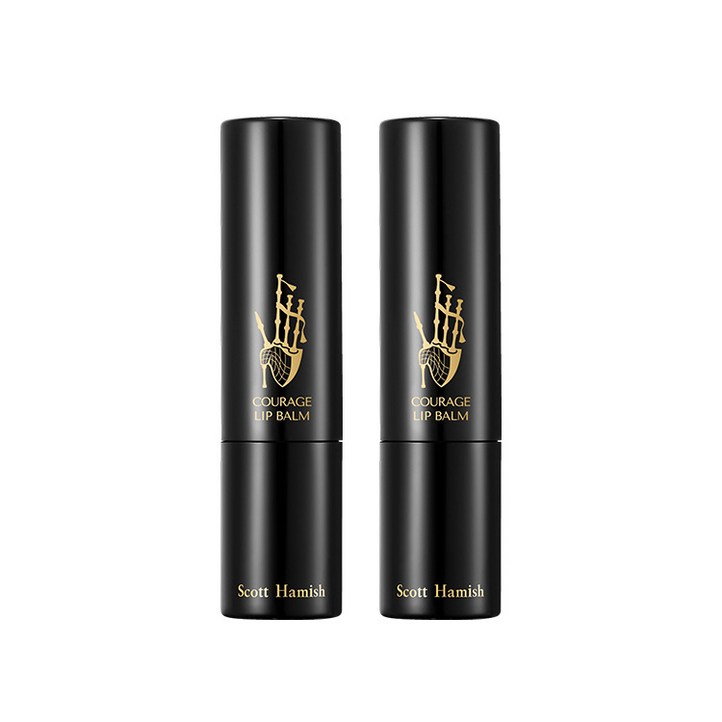 스콧해미쉬 커리지 립밤, 3.5g, 2개, 무색