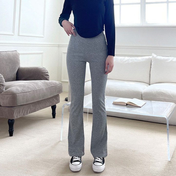 쏘옷 여성용 웰라도 데일리골지 부츠컷 레깅스 팬츠