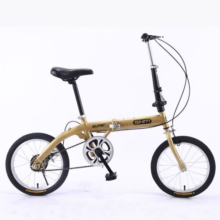픽시자전거 클래식자전거 완전조립자전거 크로몰리 벨로라인접이식 자전거, 16 인치, 미니 벨로, 소형 휠,