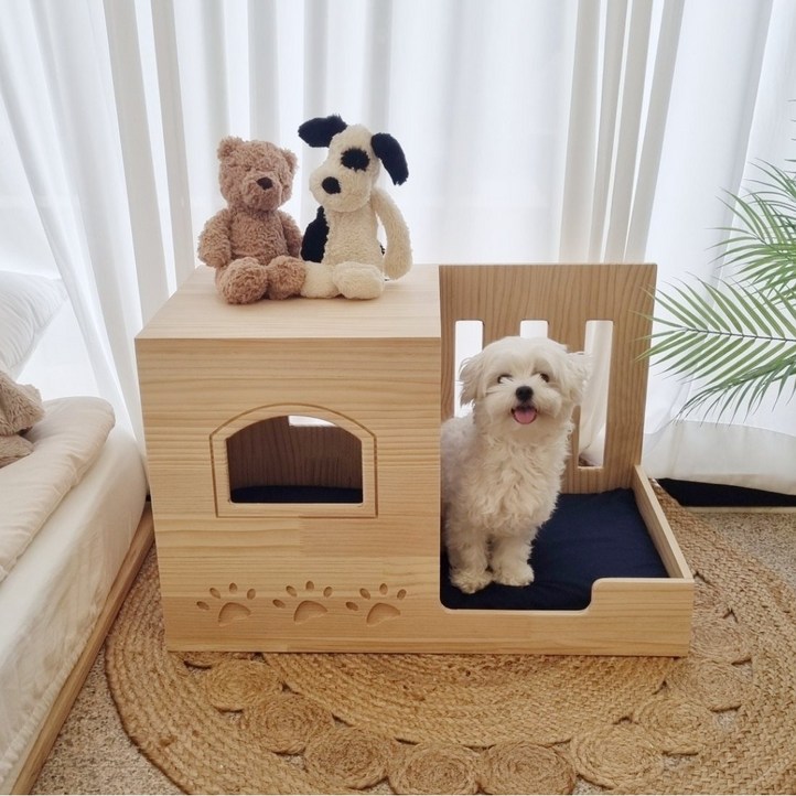 루월드펫 원목 강아지 고양이 집 엔틱 하우스 루월드펫 원목 강아지 고양이 집 엔틱 하우스