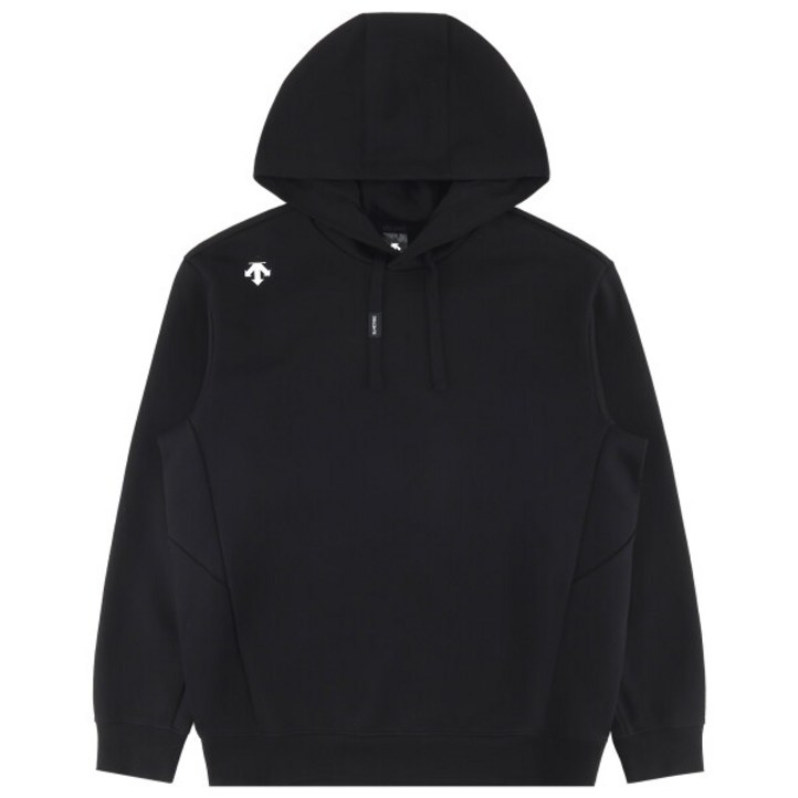 데상트 에센셜 백그래픽 후드 티셔츠 SQ123UHD21BLK