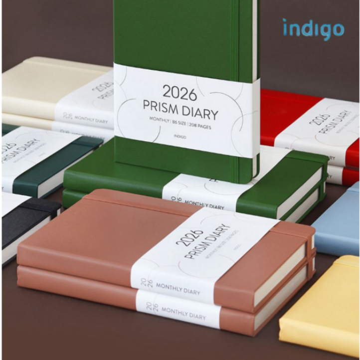 2026 프리즘 B6 먼슬리 전문가용 사무용 다이어리 2025년 10월  2026년 12월 15개월
