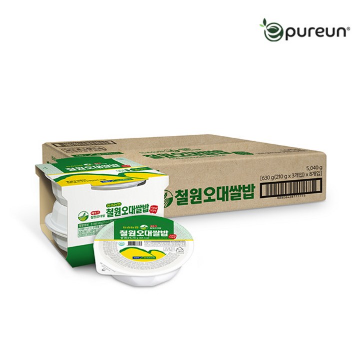 이쌀이다 동송농협 철원오대쌀밥 210g x 24개입, 단일상품