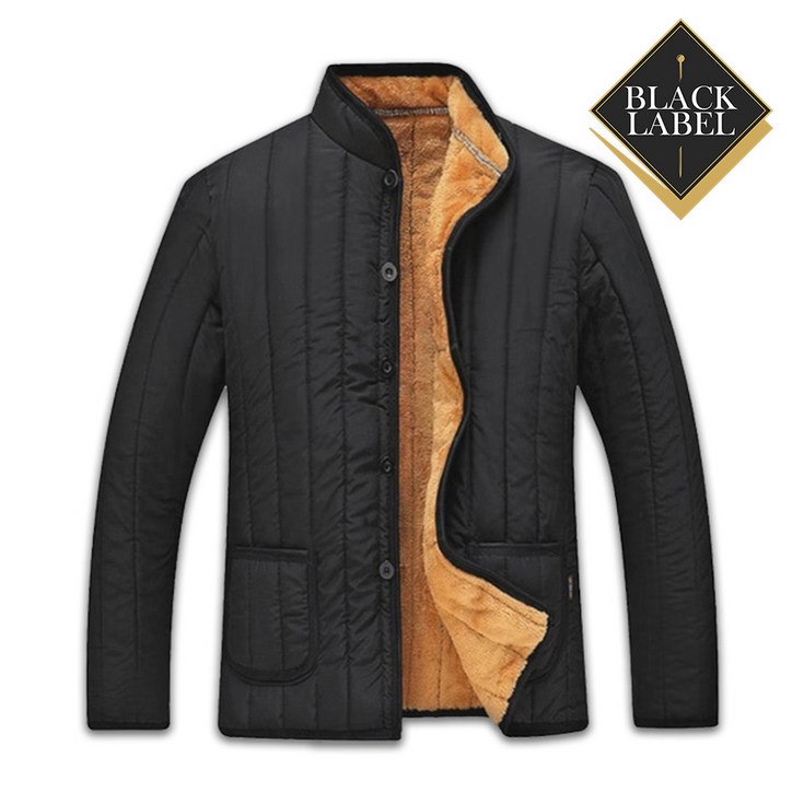 블랙라벨 자켓 보들이털 안감 따뜻한 누빔패딩자켓 융털자켓