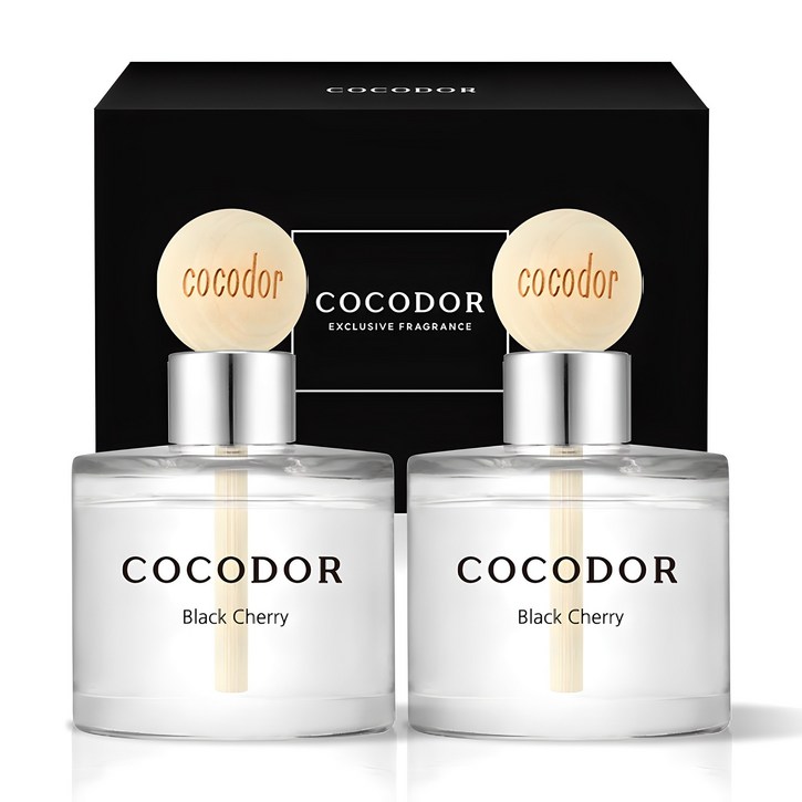 코코도르 퍼퓸 미니 우드볼 차량용 디퓨저 50ml 2p 세트