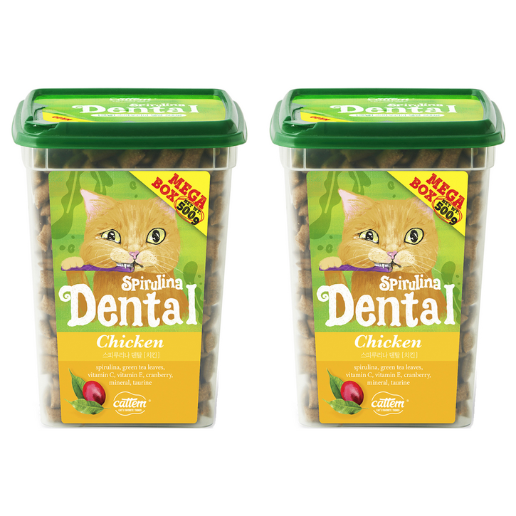캣템 고양이 스피루리나 덴탈 간식