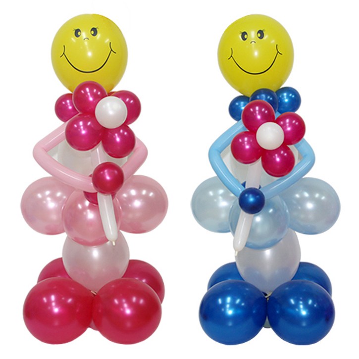 리빙다 스마일 풍선기둥 2종 세트