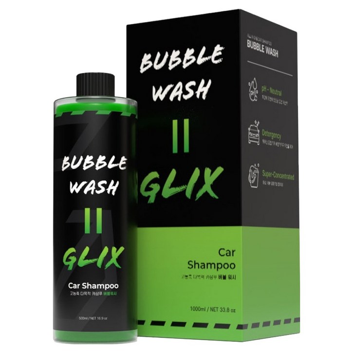 파인랩 글릭스 고농축 버블워시 카샴푸