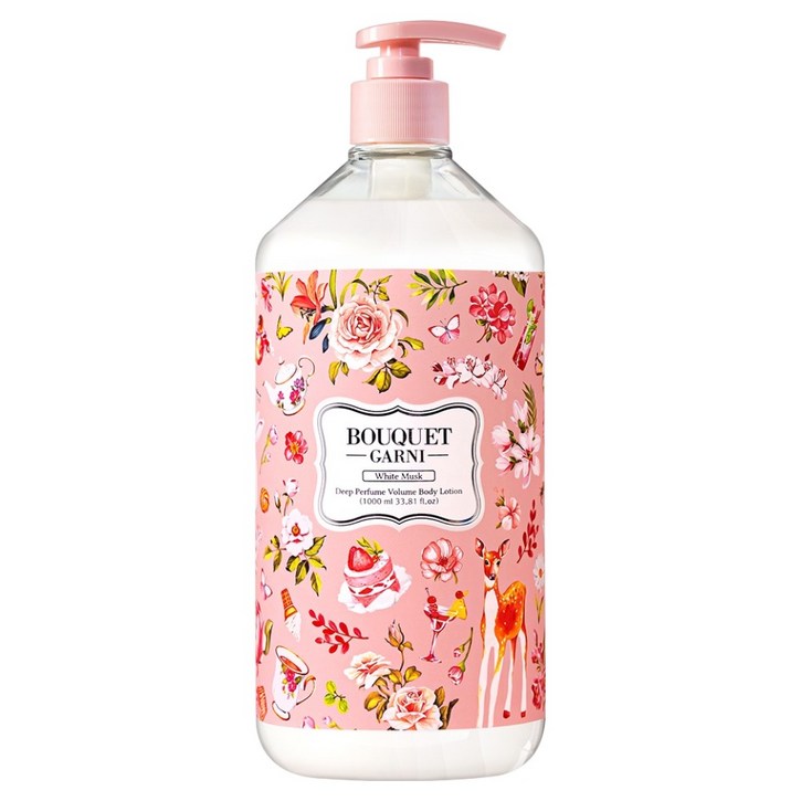 부케가르니 딥 퍼퓸 볼륨 바디로션 화이트머스크