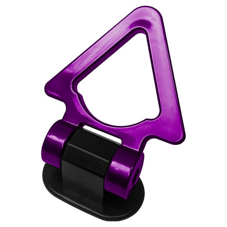 월드크린 차량용 장식 견인고리 삼각형, 퍼플, 1개