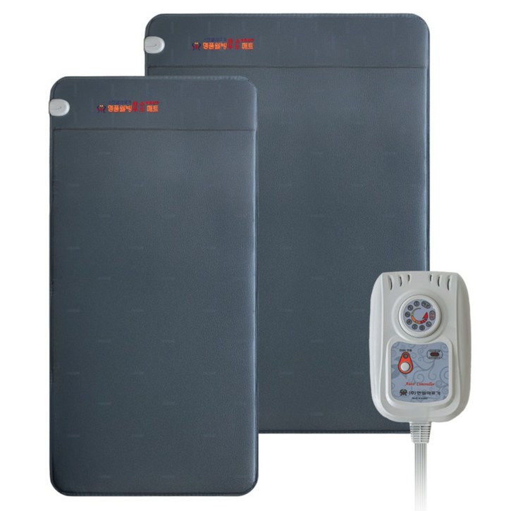 HanilMedical 웰빙 황토 탄소매트 진그레이, 싱글95 x 195 cm