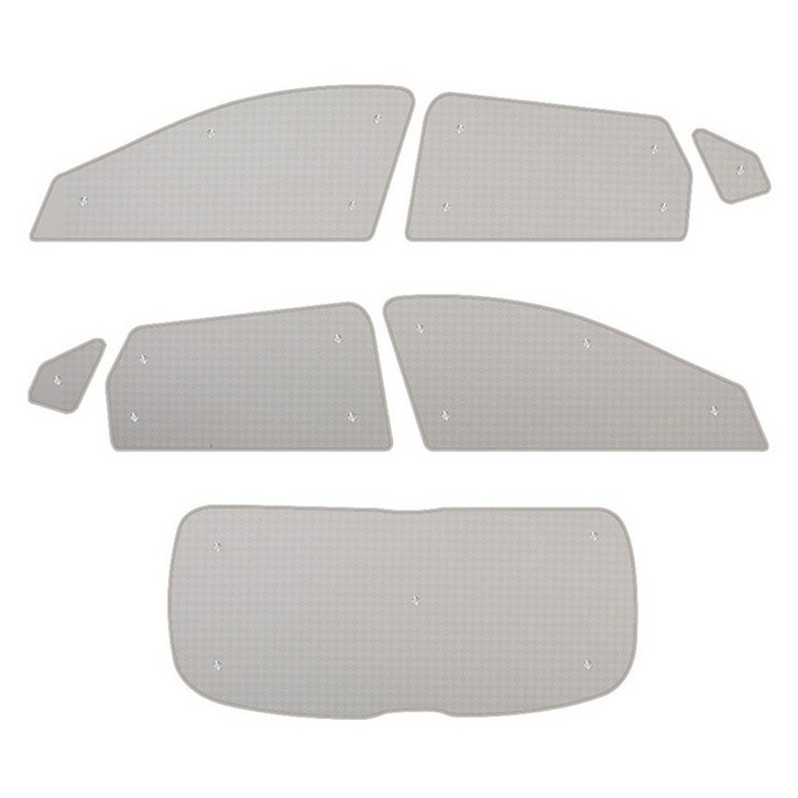 지엠지모터스 올뉴카니발 전용 프리미엄 차량용 햇빛가리개 암막 커튼 풀세트