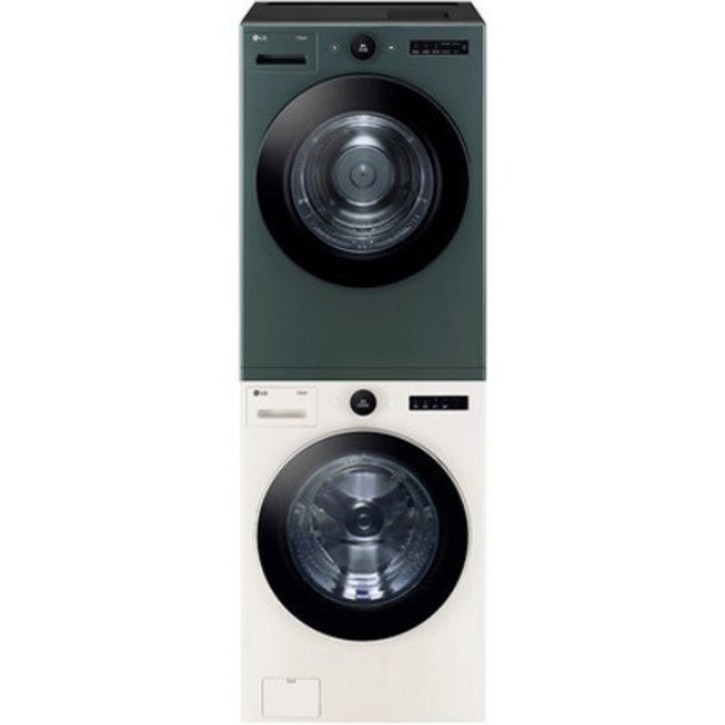 LG 오브제컬렉션 트롬 세탁기건조기세트 FX23ENEGNG 세탁기 23kg 건조기 20kg 네이처베이지네이처그린 방문설치