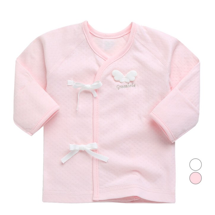 그린베베 신생아용 엔젤 양면 배냇저고리