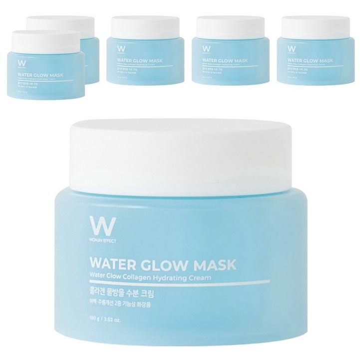 원진이펙트 물방울 수분 크림, 100g, 6개