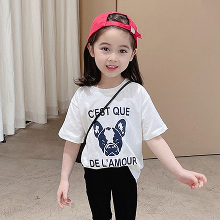 꼰띠키즈 아동용 퍼피반팔 티셔츠 20230513
