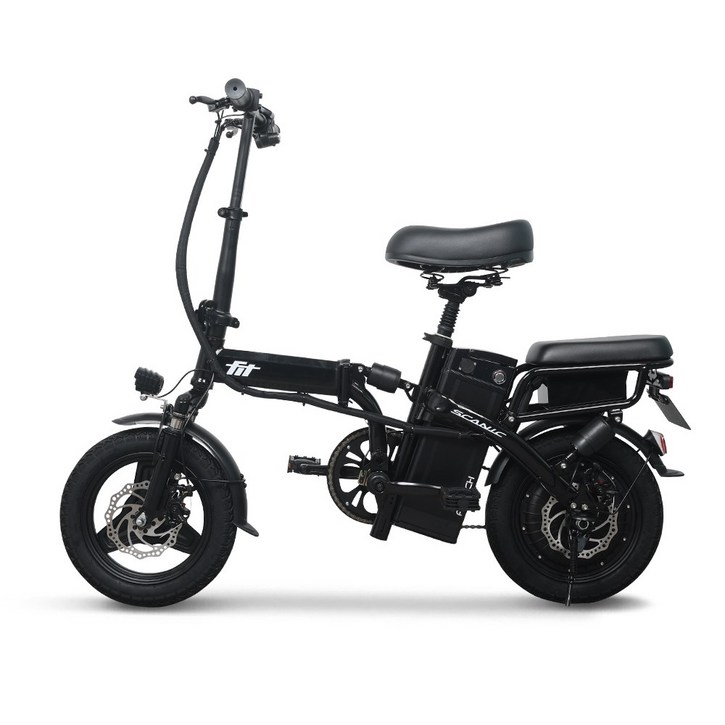 AU테크 스카닉 핏 48V 접이식 출퇴근용 미니벨로 PAS 스로틀 전동 전기자전거