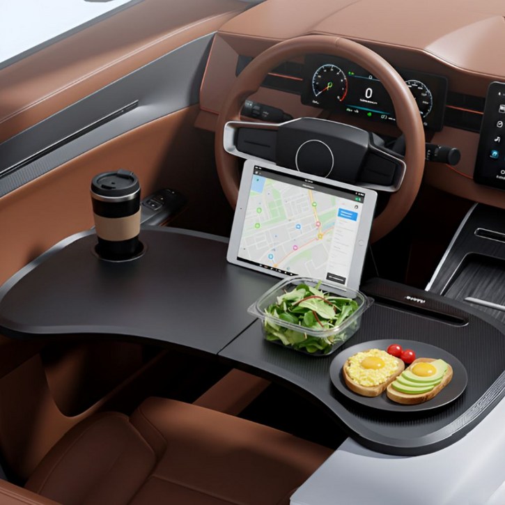 도토리컴퍼니 차량용테이블 접이식 식탁 거치대