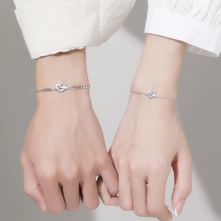 홍언목요 11 커플팔찌 여성 남자팔찌 동심결 팔찌 우정팔찌 기념일 선물