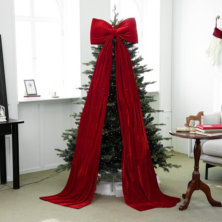 루시아이 왕리본 윈터포레 크리스마스 트리 풀세트, 레드