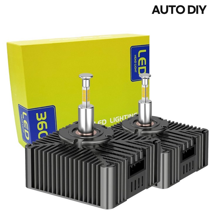 티볼리 전조등 4면 HID LED 헤드램드 2개 1세트, 2개