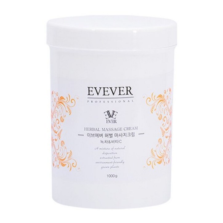 이브에버 허벌 녹차 비타C 마사지크림 1000g + 마스크팩, 1kg, 1개