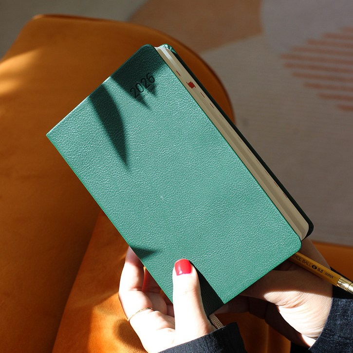 프랭클린플래너 2026년 캐주얼플래너 1D1P32절 데일리 다이어리 수첩 LOGROG, 스칼렛레드