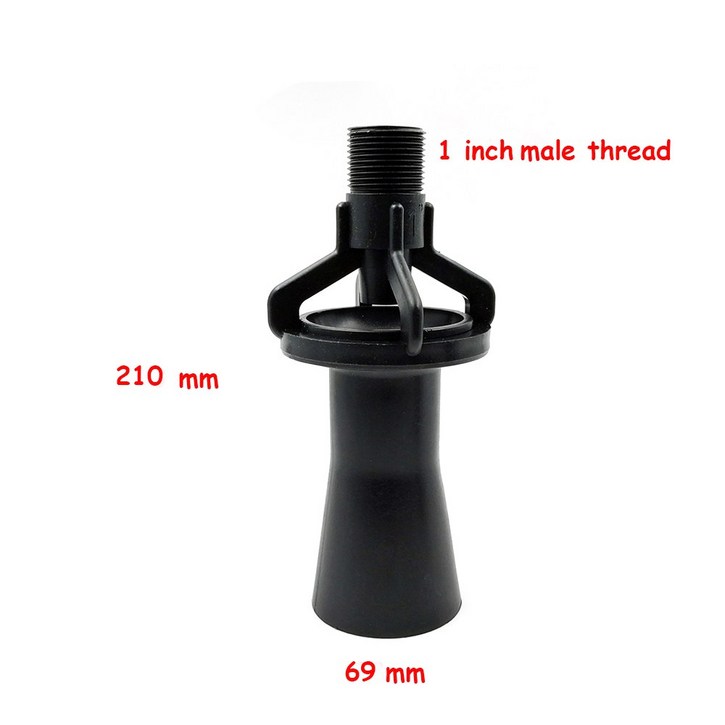 교반 노즐 벤츄리 1PC BSPT 전기 흐름 스프레이 나사 혼합 영동 플라스틱 스프링클러 모양